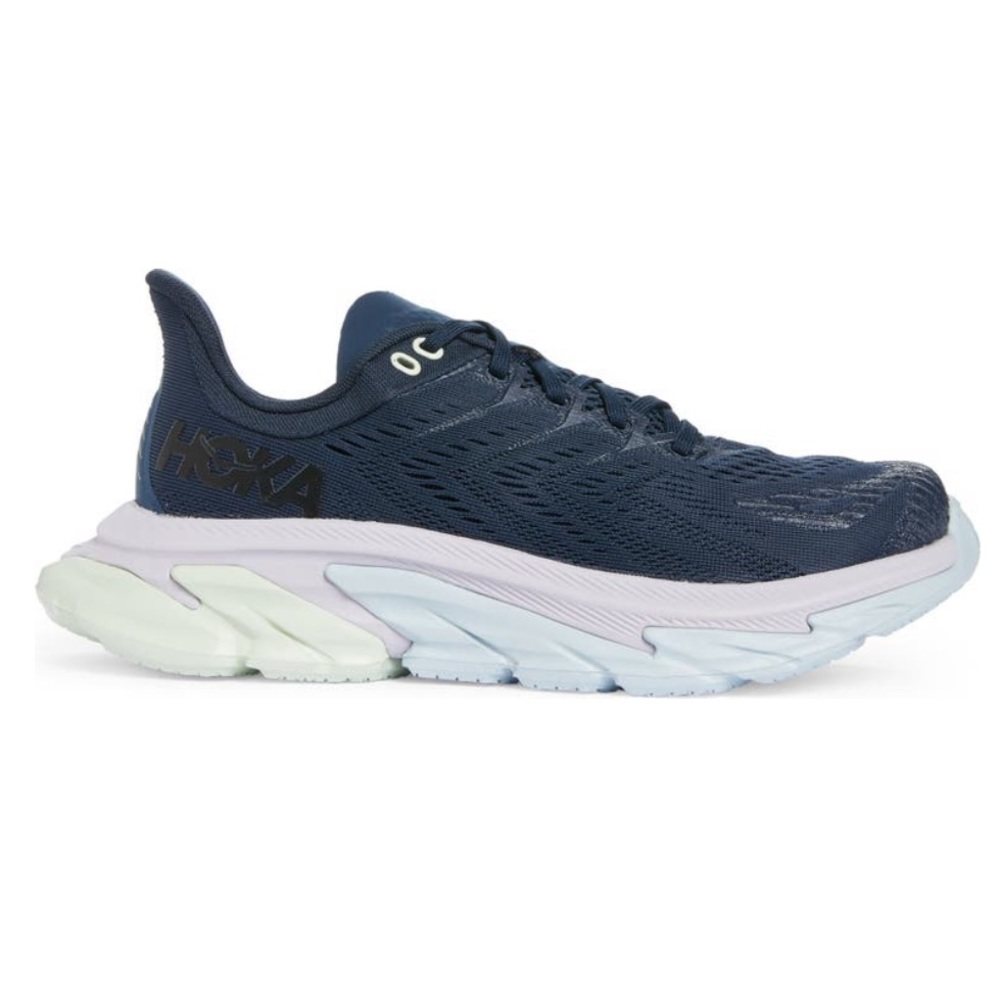 NWOTS HOKA Clifton Edge Running Sneakers in Outer Space/Orchid Hush. Size 8.